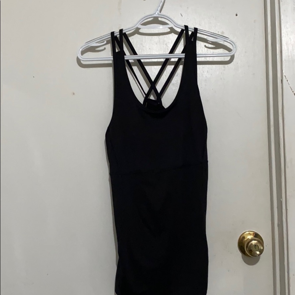 A black Exercise shirt